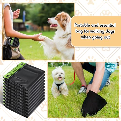 Image of Ireer 10000 Pcs Dog Bags Bulk, Dog Pet Waste Bags Bulk, Leakproof Easy Single Pull Bag for Poop Station Fit Hang Hole Dispenser Pet Waste Bag for Home Outdoor