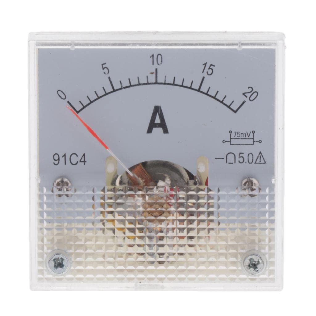 Calandis™ 2Xdc Ammeter Analog Panel Meter Amp Meter Current Panel Meter Gauge 0-20A(75Mv) | Electrical Testers | Measuring & Layout Tools | Tools-picture-14