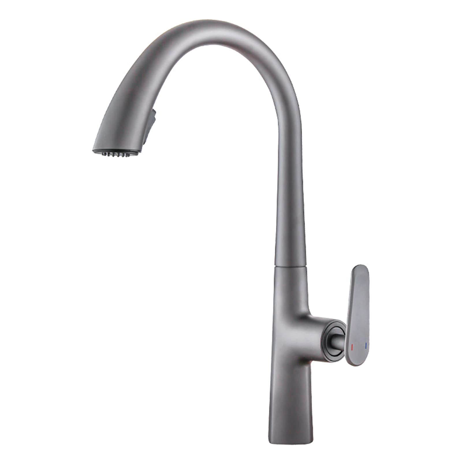Robinet de cuisine extractible en laiton pour un lavage efficace du bac à légumes
