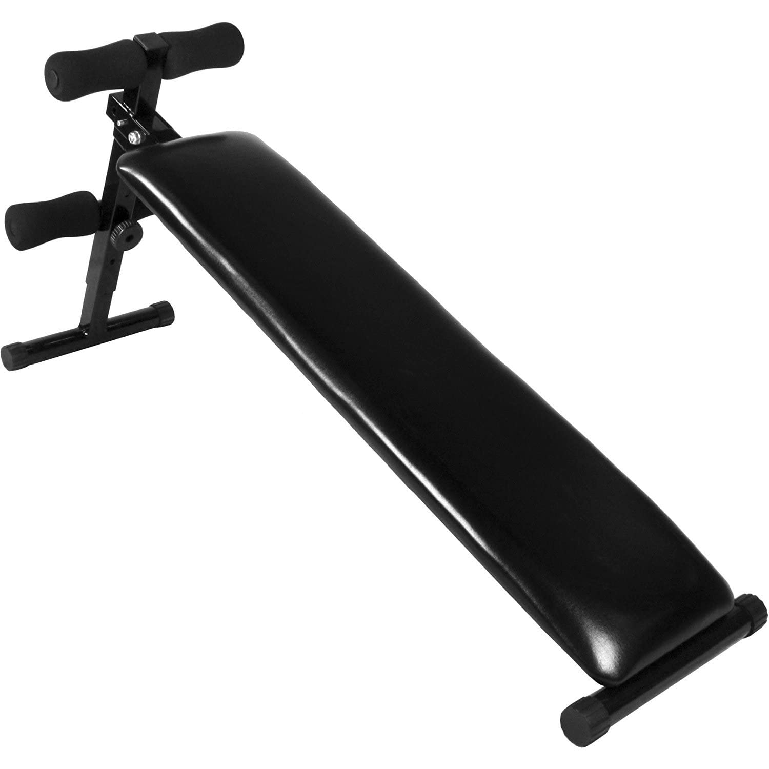 GORILLA SPORTS® Sit Up Bank und Klimmzugstange - für Türrahmen, Multifunktion, 10 Rutschfeste Griffe, Verstellbare Beinfixierung und Winkel, Klappbar, Stahl - Bauchtrainer, Rückentrainer, Pull Up Bar