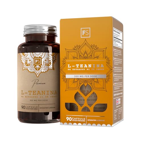 FS Teanina | 90 Capsule di L Teanina da Tè Verde -...