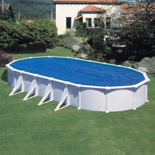 San Marco telo isotermico per piscine ovali, in polietilene con spessore da 180 mm, copertura estiva piscina ovale (500x300 cm)
