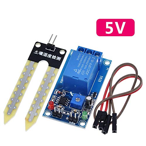 MADONG DC 5V 12V soil moisture sensor relay control module Automatic watering of the humidity starting switch (Size : DC5V)