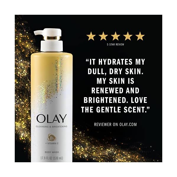 Olay-Body-Wash-with-Vitamin-C-and-Vitamin-B3-Cleansing-Brightening-179-Fl-Oz-Pack-of-4 Olay Body Wash with Vitamin C and Vitamin B3, Cleansing & Revitalizing, 20 FL Oz (Pack of 4)