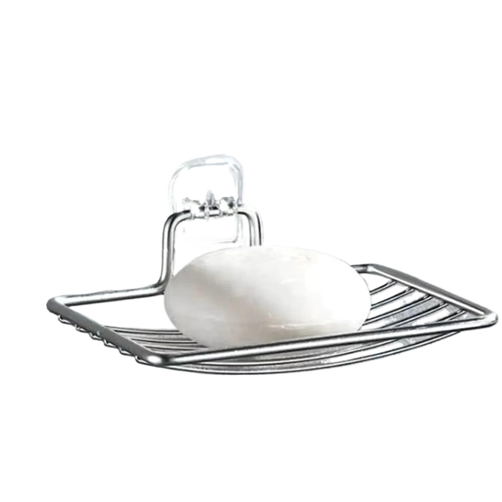 Mkyyioed Silver 1Pc Soap Dish 1/2Pcs-Stainless Steel Soap Rack