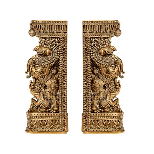 Image of SILAII Yazhi 1-Feet Set of Two Sculpture - Handcrafted Decorative Statue for Home & Office Decor, Premium Artistic Idol