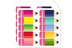 300Pcs Pencils Name Tags, School Pencils Nameplate Stickers for Parties