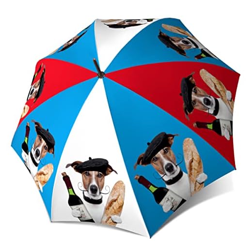 Best umbrella meme Funny French Dog Large Windproof Umbrella