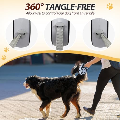 Retractable Dog Leash 16FT, Dog Walking Leash for for Medium Dogs up to 77 lbs,Tangle Free Dog Leash Retractable Dog Leash 16FT, Dog Walking Leash for for Medium Dogs up to 77 lbs,Tangle Free Dog Leash