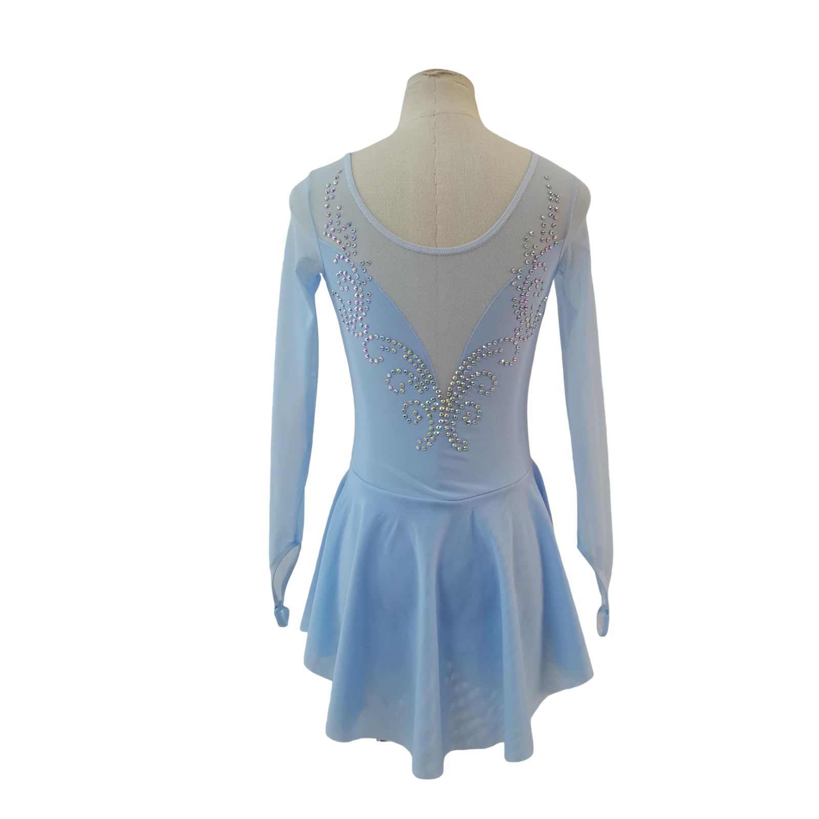 LIUHUO Eiskunstlaufkleid für Mädchen, Kinder und Erwachsene, Trainingsleistung