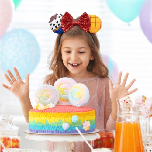 Image of FANYITY Mouse Ears Headbands for Girls Women Boys Party (TG-JXM)