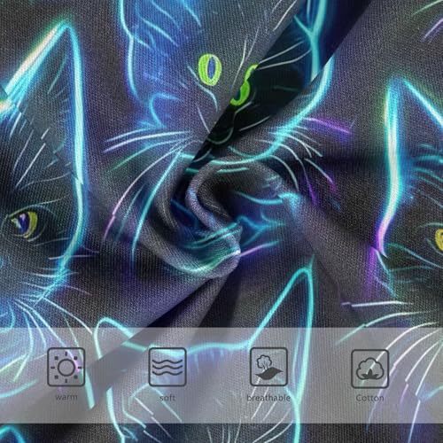 Neon Cats Panties Little Girl Toddler Girls Underwear Cotton Flower Briefs Kids Undies 2t3