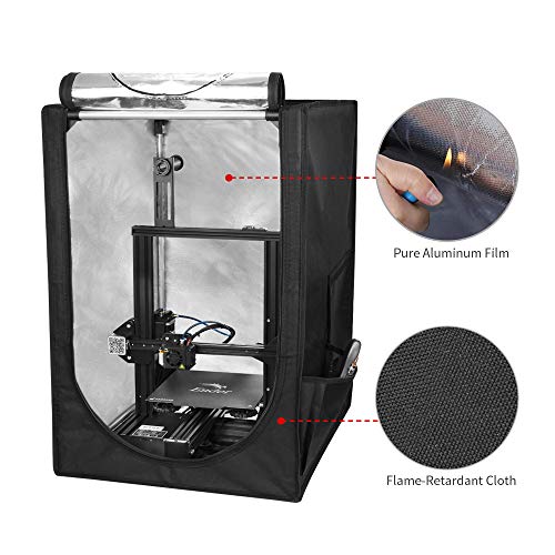 Creality Dustproof & Fireproof Warm Enclosure 3D Printer Tent Constant Temperature Heating Box for Ender 3 Ender 3 pro 3D Printer