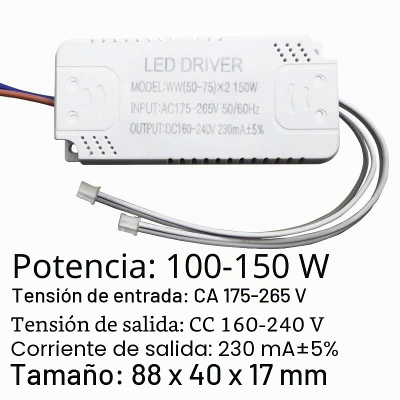 LED Driver 230mA 8-24w 24-40w 40-60w 60-80w 80-120w 100-150w LED Constant Current Driver Power Unit Supply LED Transformer(24-40W)