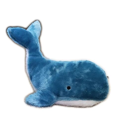 Blue Whale Doorstop 36cm Fabric Sea Life Coastal Nautical Heavy Filled Door Stopper