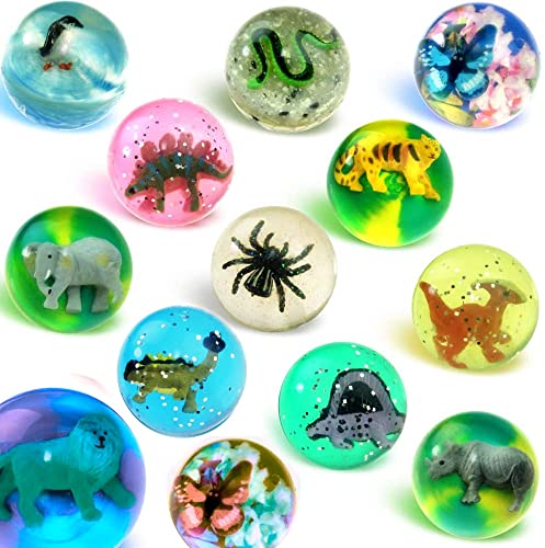 German Trendseller® - 6 x Grosses balles rebondissantes ┃ avec différentes Figures┃pour des Enfants┃ Petit Cadeau ┃ Party Box ┃Anniversaire d'enfant ┃Chasse au trésor