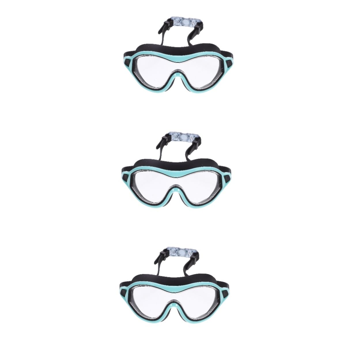 VANZACK 3stücke Schwimmbrille Für Erwachsene Verstellbare Anti-beschlag Und Uv-schutz Bequeme Für Damen Und Für Schwimmbad Und Freiwasser