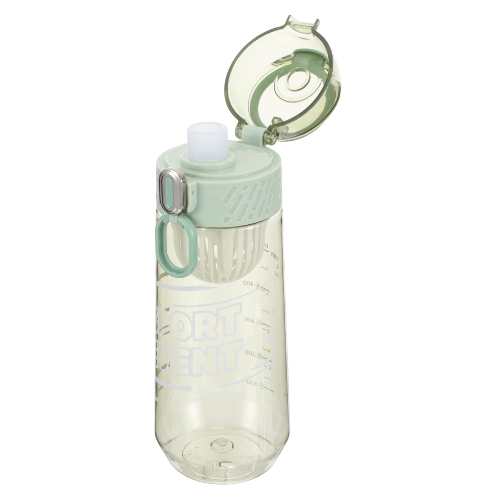Toddmomy Sportpokal Faltbare Sportwasserflasche Träger Verschüttungsflasche Sportwasserflaschen für Frauen Wasserflaschen Klettern STK Light Green Wiederverwendbar