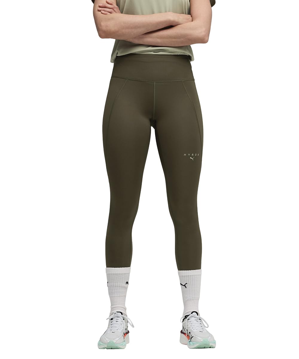 Puma Women's Green Hyrox Performance Gym Leggings in Size 12, Sports Direct