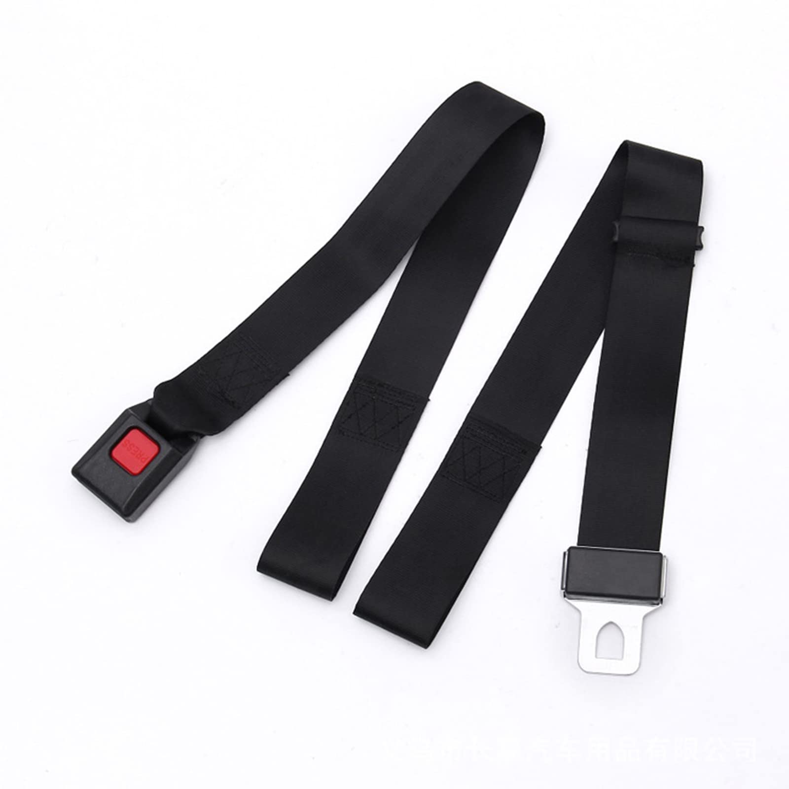 Batlam Black Wheelchair Seat Belt, Polyester Seat Belt, Adjustable Wheelchair Safety Waist Lap Seat Belt, Mobility Scooter Seat Belt,