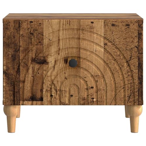 Table basse bois ancien et design industriel pour meuble de salon
