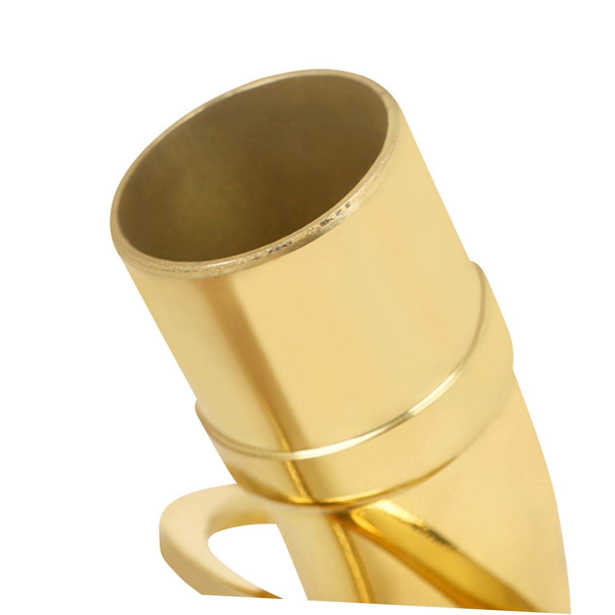 Collo Sax Tenore Curvo in Ottone con Sughero, Set 1 Pezzo | Sassofono, Finitura Oro, Resistenza alla Deformazione e Alta Durezza, Posizione di Esecuzione Comoda