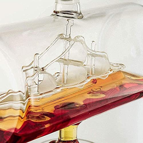 Karafset Whiskykaraf Wijnkaraf Whiskyglazen Karaf Set Van 4 Whiskystenen En Glas Geschenkset Karafset Kristalkaraf… - Afbeelding 6