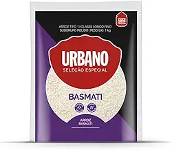 Urbano, Arroz Basmati, Tipo 1, Seleção Especial - 1 kg