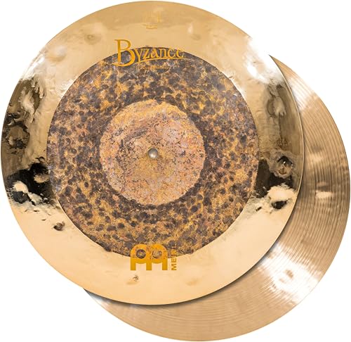 Byzance 15' Dual Hihats, Pair — MADE IN TURKEY — Hand Hammered B20 Bronze, 2-YEAR WARRANTY