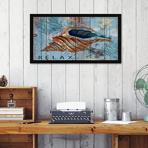 Déco plage et mer pour garde-manger rétro cadre bois