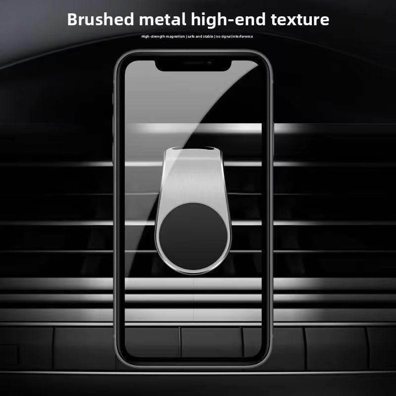 Image of Highdas L Type Bracket Car Air Vent Mount Magnetic Phone /Mobile Holder