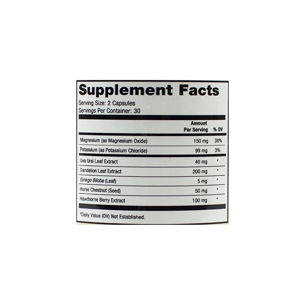 Water Retention Support with Potassium & Dandelion Root Reduce