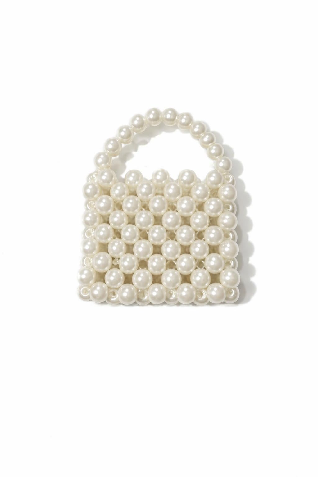 Pearl Beaded Mini Bag for Baby Girls, Handmade Elegant Purse, Perfect Gift for Birthday and Special Events