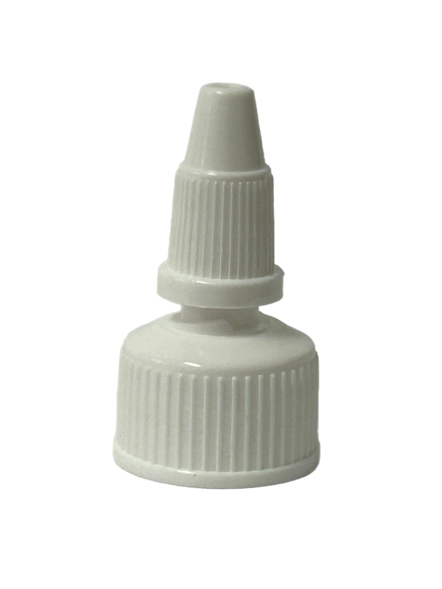 12 pack 20-410 White Fine Ribbed Twist Open & Close Dispensing Closure (.118