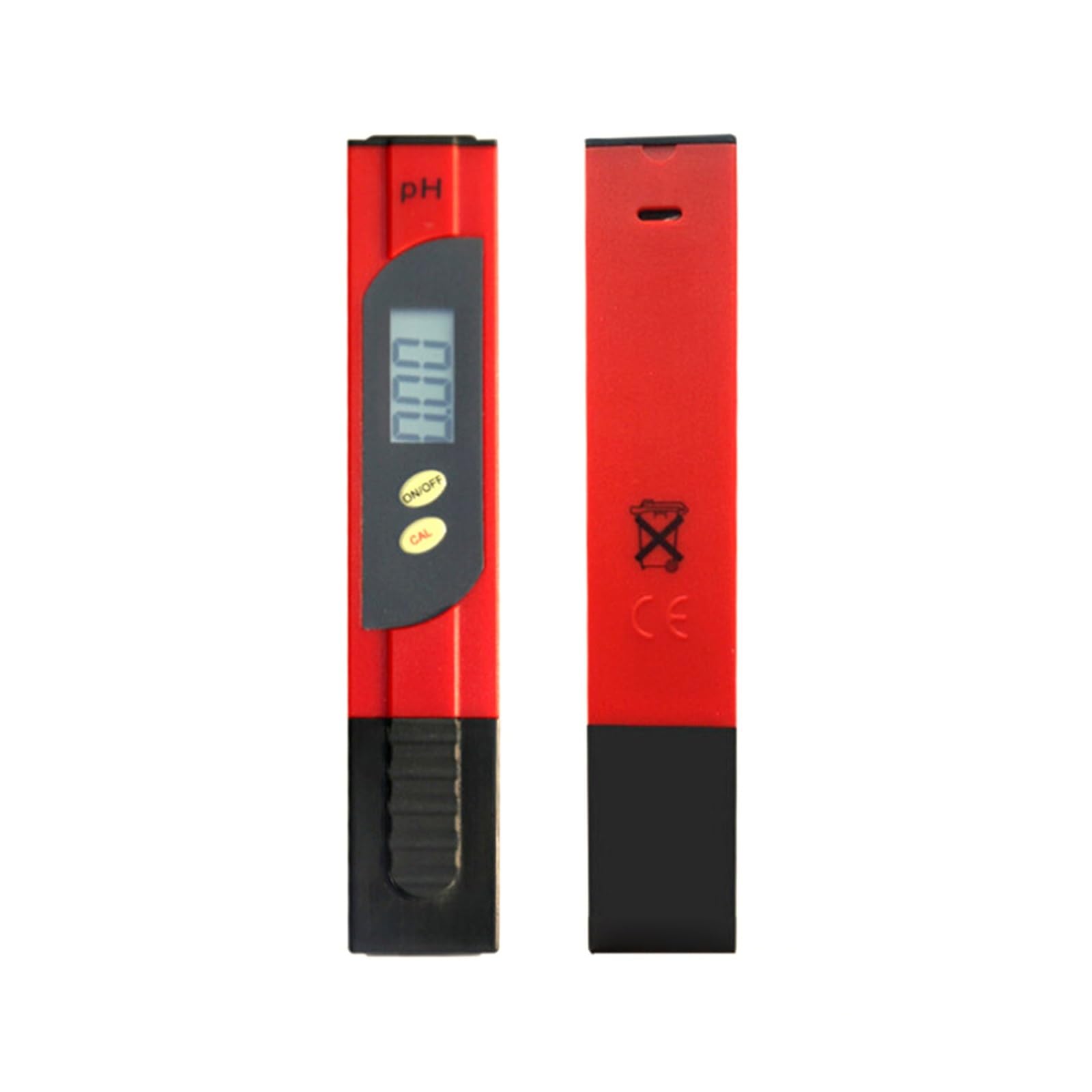 Misuratore di PH 0,01 Alta Precisione for Tester di qualità Acqua con Intervallo di Misurazione 0-14 Adatto for Acquario Piscina(Red)