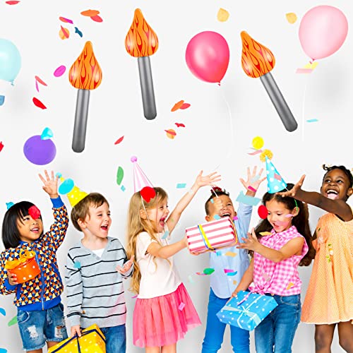12 Pcs Inflatable Torch Fun Torch Inflates For Olympic Games Fake Olympic Torch Plastic Olympic Decorations For Medieval Luau Themed Party Sports Competitions Stage Performance Props, 16 Inches #TOP3