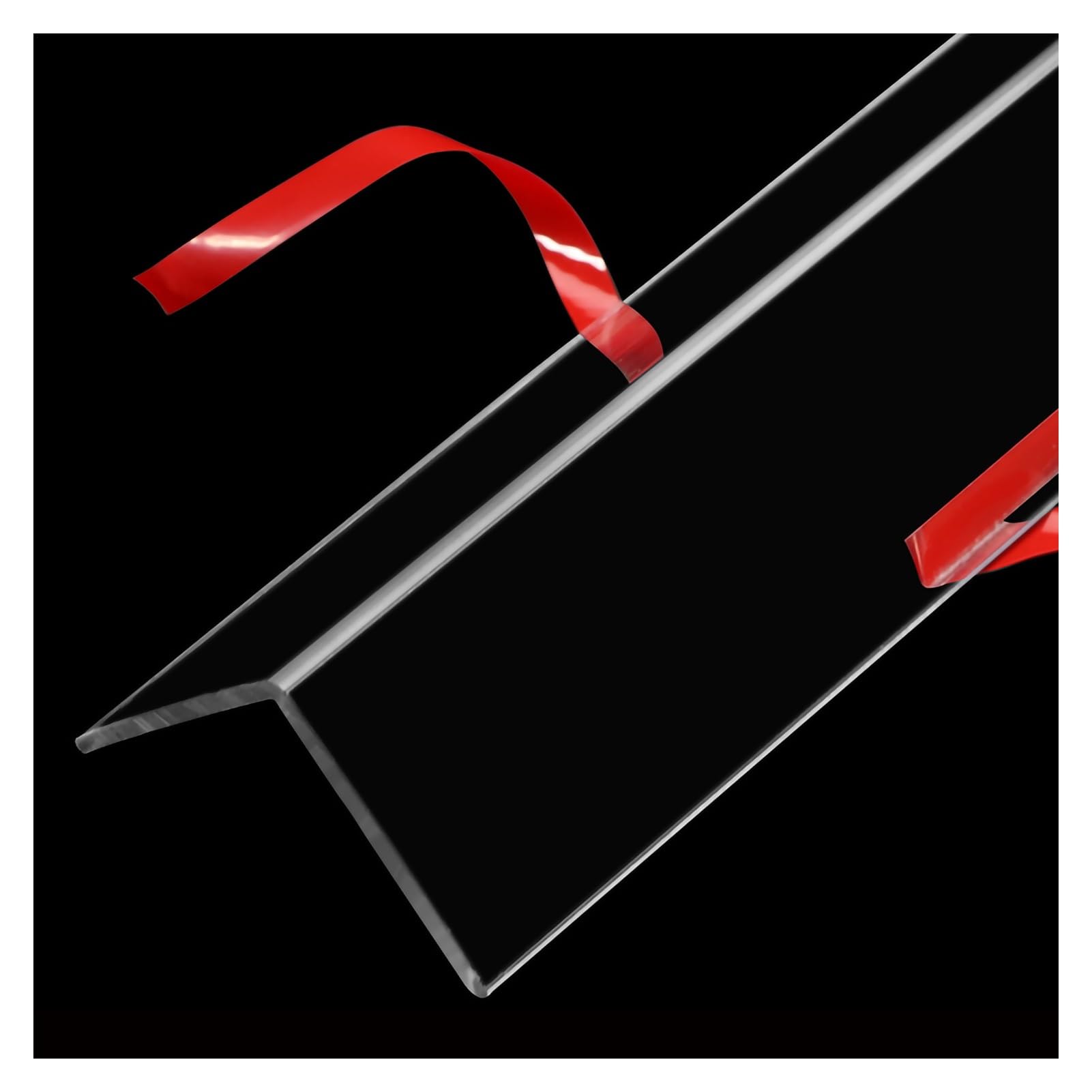 Wall Corner Guard Edge Protector, Transparent Corner Protector 4cm Wide Corner Protector, Self-adhesive Edge Protection Strip(Style 3,L 1.5m/4.9ft)