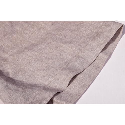 Men's 100% Linen Shirts Short Sleeve Casual Button Down Shirt for Men3