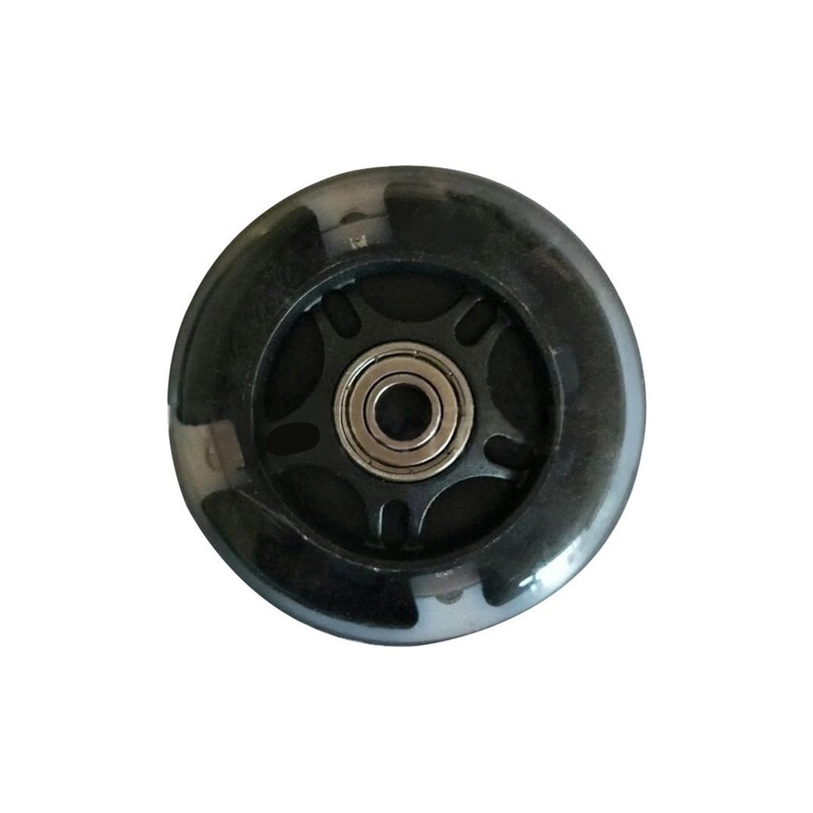 Comcapy 1PC 80mm 120mm Scooter Wheel LED Flash Light Up Scooter Wheel For Mini Micro Scooter Bearings With 5 Colors (Color : Black-80mm)