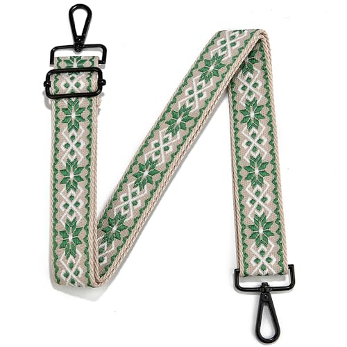 Image of Crossbody Straps for Purses Silver Hardware Purse Strap Wide Shoulder Strap Adjustable Replacement