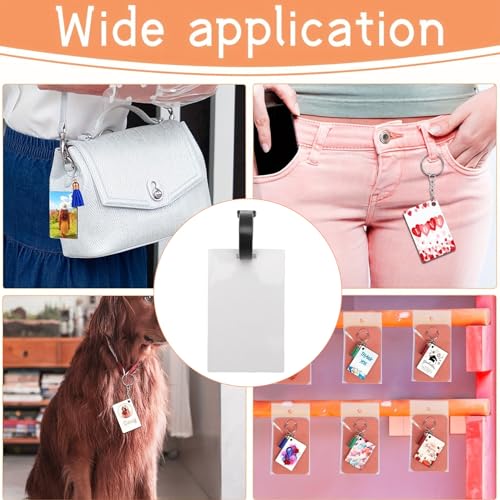 Étiquettes de bagage par sublimation vierges en MDF x18