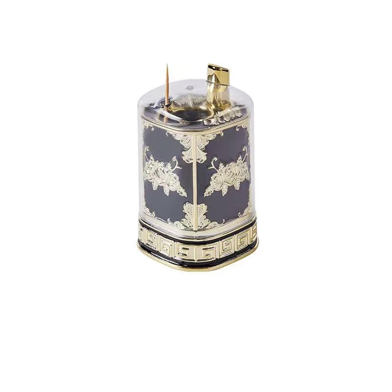 Wdwdw G Toothpicks Dispenser Toothpick Box 1Pcs Retro Press Type Holder Fashion Restaurant Hotel Household Holder