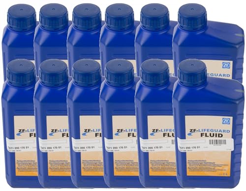 ZF 12 Liter Automatic Transmission Fluid 12 x 1L for Audi BMW LR Porsche VW