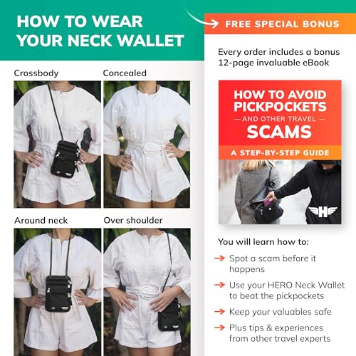HERO Neck Wallet RFID Blocking