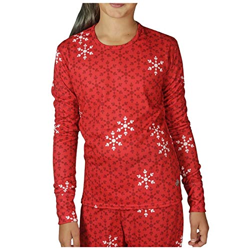 Hot Chillys Kids Skins Print Crew (Little Kids/Big Kids) Crystals LG (12-14 Big Kids)3