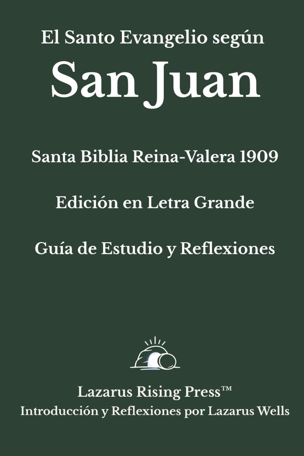 El Santo Evangelio según San Juan: Santa Biblia Reina-Valera 1909 | Edición en Letra Grande con Guía de Estudio, Reflexiones y Plan de Lectura (Evangelios y Escrituras de Reflexión)