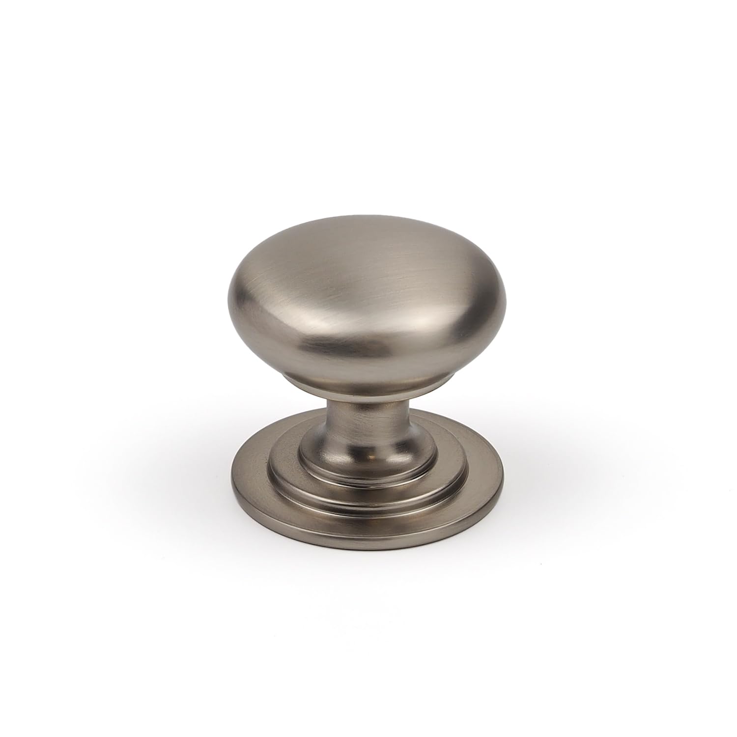 Handle & Home Silver/Grey Brushed Nickel Contemporary Pulls - 42Mm Knob