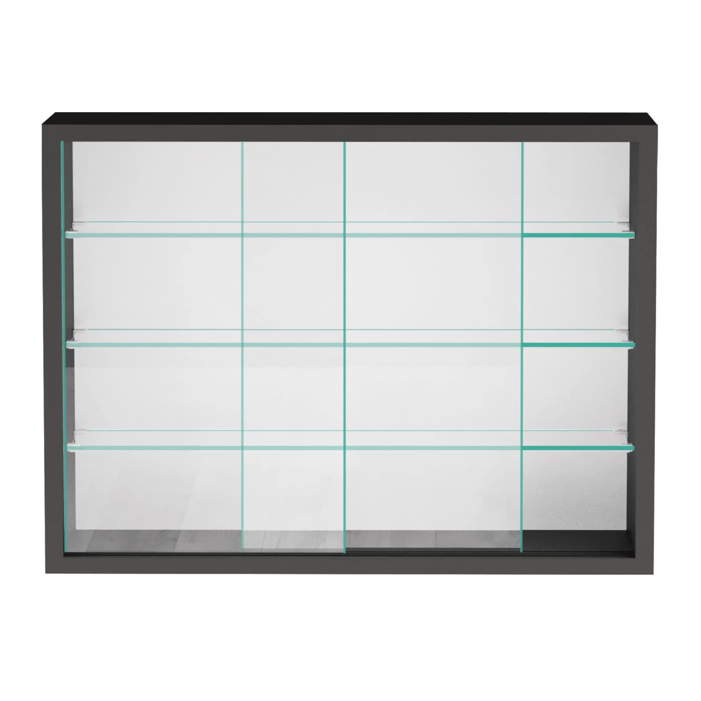 VDD Vitrine Murale Suspendue Debout - Portes coulissantes - 50 x 40 x 13 cm