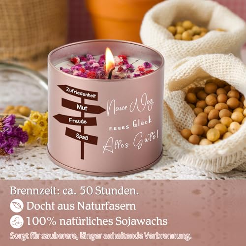CadeauJoie Geschenke für Frauen, 9OZ Lavendel Kerzen Abschiedsgeschenk Kollegen, Beste Freundin Geschenke, Weihnacht Abschied Renteneintritt Geschenke für Kollegen Erzieherin Lehrerin