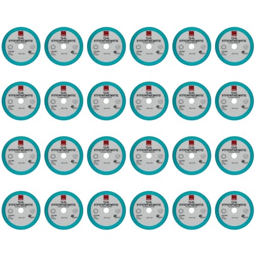 Image of RUPES 9.DA100B Pack of 24 Light Blue D-A Intermediate Foam Polishing Pads 100mm | Ideal for Paint Correction & Gloss Enhancement | Improves Cutting Performance | Compatible with 4 inch Backing Plate